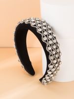 Baroque Autumn And Winter New Diamond Fabric Headband Wholesale main image 6