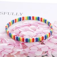 Simple Tila Jewelry Miyuki Beads Rainbow Small Bracelet Female Ornament Female Student Handmade String main image 5