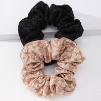 Houndstooth Korean Version Of Simple Handmade Hair Scrunchies Hair Accessories main image 1