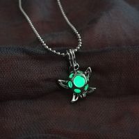 Ins European And American Fashion Women's Handmade Diy Begonia Star Pattern Pendant Personality Multi-color Noctilucent Necklace Women main image 6