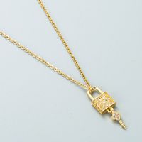 316 Stainless Steel  Lady Plating Geometric Pendant Necklace main image 3