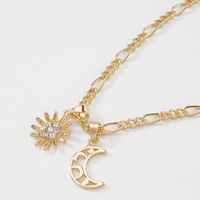 New Jewelry Hip-hop Sun Moon Pendant Foot Ornaments Simple Fashion Diamond Anklet main image 5