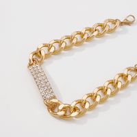 Fashion Temperament Thick Chain Foot Ornaments Personality Diamond Simple Anklet Hip Hop Retro Accessories main image 5