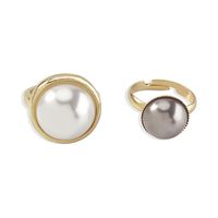 Cross-border Retro Simple Jewelry French Romantic Pearl Ring Personality Ring main image 6
