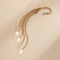 Personality Fashion Diamond Tassel Chain Earring Sequin Ear Bone Clip main image 5