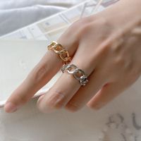 Simple Style Geometric Alloy Plating No Inlaid Women's main image 1