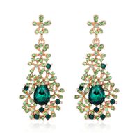 New Simple Stained Glass Rhinestone Earrings Fashion Earrings Wholesale main image 1