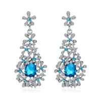 New Simple Stained Glass Rhinestone Earrings Fashion Earrings Wholesale main image 4