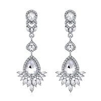 Fashion Retro Water Drop Earrings Crystal Earrings Jewelry main image 1