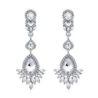 Fashion Retro Water Drop Earrings Crystal Earrings Jewelry main image 2