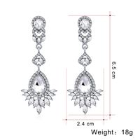 Fashion Retro Water Drop Earrings Crystal Earrings Jewelry main image 3