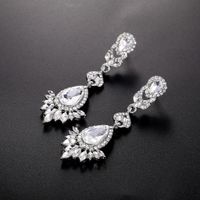 Fashion Retro Water Drop Earrings Crystal Earrings Jewelry main image 4