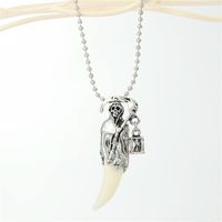 European And American Punk Necklace Wolf Tooth Necklace Dog Tooth Pendant main image 5