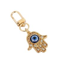 Creative Devil's Eye Keychain Blue Eyes Key Ring Handbag Pendant Oil Dripping Eyes Door Latch Cross-border Sold Jewelry main image 6