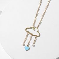 Simple Hand-wound Hollow Cloud Necklace Wholesale main image 3