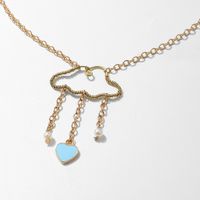 Simple Hand-wound Hollow Cloud Necklace Wholesale main image 4