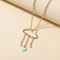 Simple Hand-wound Hollow Cloud Necklace Wholesale main image 5