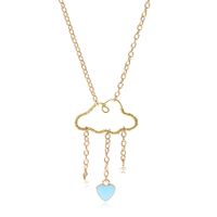 Simple Hand-wound Hollow Cloud Necklace Wholesale main image 6