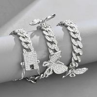 New Butterfly Accessories Thick Necklace Bracelet Wholesale main image 5