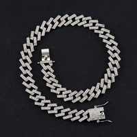 European And American Hip Hop 15mm Wide Cuban Chain Necklace main image 3