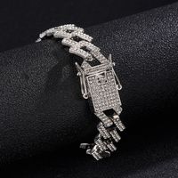 European And American Hip Hop 15mm Wide Cuban Chain Necklace main image 1