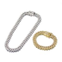 12mm Cuban Necklace European And American Fashion Hip Hop Ins Clavicle Chain main image 4