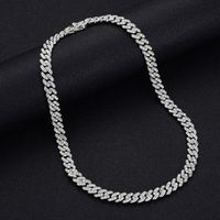 Cuban Necklace Female Men's Fashion Ins Cold Style Hip Hop New Trending Fashion Trendy Clavicle Chain 9mm main image 5