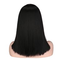 Fashion Short Wavy Head Shoulder-to-shoulder Hair Gradient Color Wig main image 4