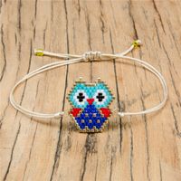 Small Bracelet Owl Owl Animal Jewelry Popular Jewelry Rope Braided Bracelet Wholesale sku image 1