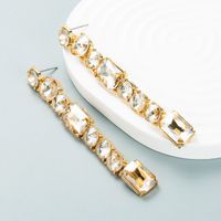European And American Fashion & Trend New Shiny Alloy Diamond Long Fringe Earrings Women's All-matching Street Shot Earrings Earrings sku image 7