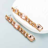 European And American Fashion & Trend New Shiny Alloy Diamond Long Fringe Earrings Women's All-matching Street Shot Earrings Earrings sku image 8