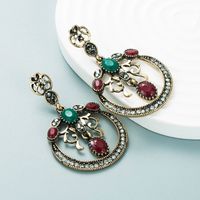 New Style Retro Earrings Simple Personality Rhinestone Earrings Wholesale sku image 1