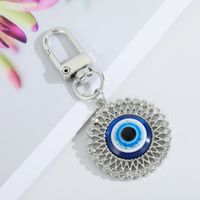 Creative Devil's Eye Keychain Blue Eyes Key Ring Handbag Pendant Oil Dripping Eyes Door Latch Cross-border Sold Jewelry sku image 9
