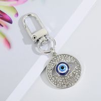 Creative Devil's Eye Keychain Blue Eyes Key Ring Handbag Pendant Oil Dripping Eyes Door Latch Cross-border Sold Jewelry sku image 6