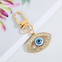 Creative Devil's Eye Keychain Blue Eyes Key Ring Handbag Pendant Oil Dripping Eyes Door Latch Cross-border Sold Jewelry sku image 5