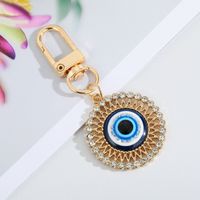 Creative Devil's Eye Keychain Blue Eyes Key Ring Handbag Pendant Oil Dripping Eyes Door Latch Cross-border Sold Jewelry sku image 10