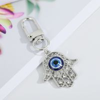 Creative Devil's Eye Keychain Blue Eyes Key Ring Handbag Pendant Oil Dripping Eyes Door Latch Cross-border Sold Jewelry sku image 4