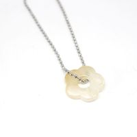 Simple Personality Hollow Flower Necklace Color Flower Sweater Chain Jewelry sku image 12