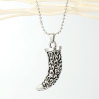 European And American Punk Necklace Wolf Tooth Necklace Dog Tooth Pendant sku image 4