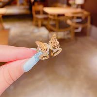 Korean Micro-inlaid Zircon Ring Opening Adjustable Korean Fashion Ring sku image 21