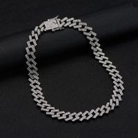 European And American Hip Hop 15mm Wide Cuban Chain Necklace sku image 6
