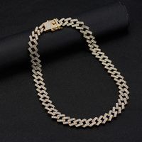 European And American Hip Hop 15mm Wide Cuban Chain Necklace sku image 9