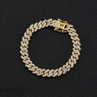 Cuban Necklace Female Men's Fashion Ins Cold Style Hip Hop New Trending Fashion Trendy Clavicle Chain 9mm sku image 1