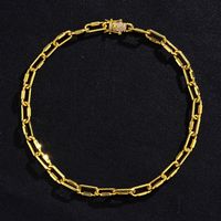 Simple Chain Necklace Retro Fashion Geometric Shape Necklace sku image 3