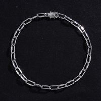 Simple Chain Necklace Retro Fashion Geometric Shape Necklace sku image 4