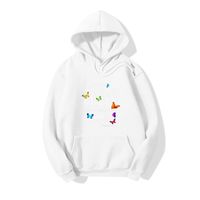 Hooded Trendy Cartoon Letter Printing Long-sleeved Fleece Sweater sku image 24