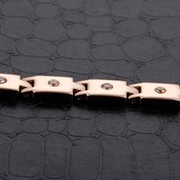 Fashion Geometric Titanium Steel 18K Gold Plated No Inlaid Bracelets In Bulk main image 3