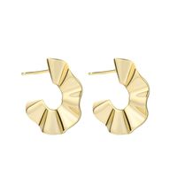 Fashion C Shape Plating No Inlaid Earrings Ear Studs main image 6