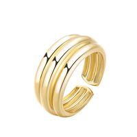 Striped Ring S925 Silver Wholesale Silver Fashion Personality Ring Jewelry main image 6