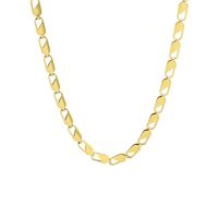 Pulsera De Collar De Cadena De Oro 18k Chapado En Acero Titanio Europeo Y Americano main image 6